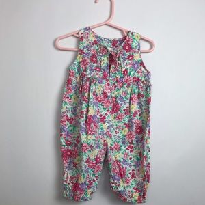 Vintage Baby B’gosh Floral Romper sz 3-6 months